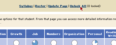 Class Info top-of-page links